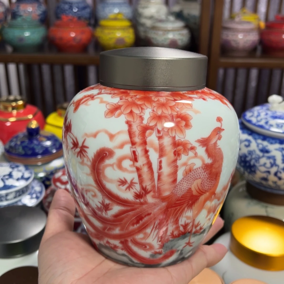 陶瓷密封罐茶叶罐