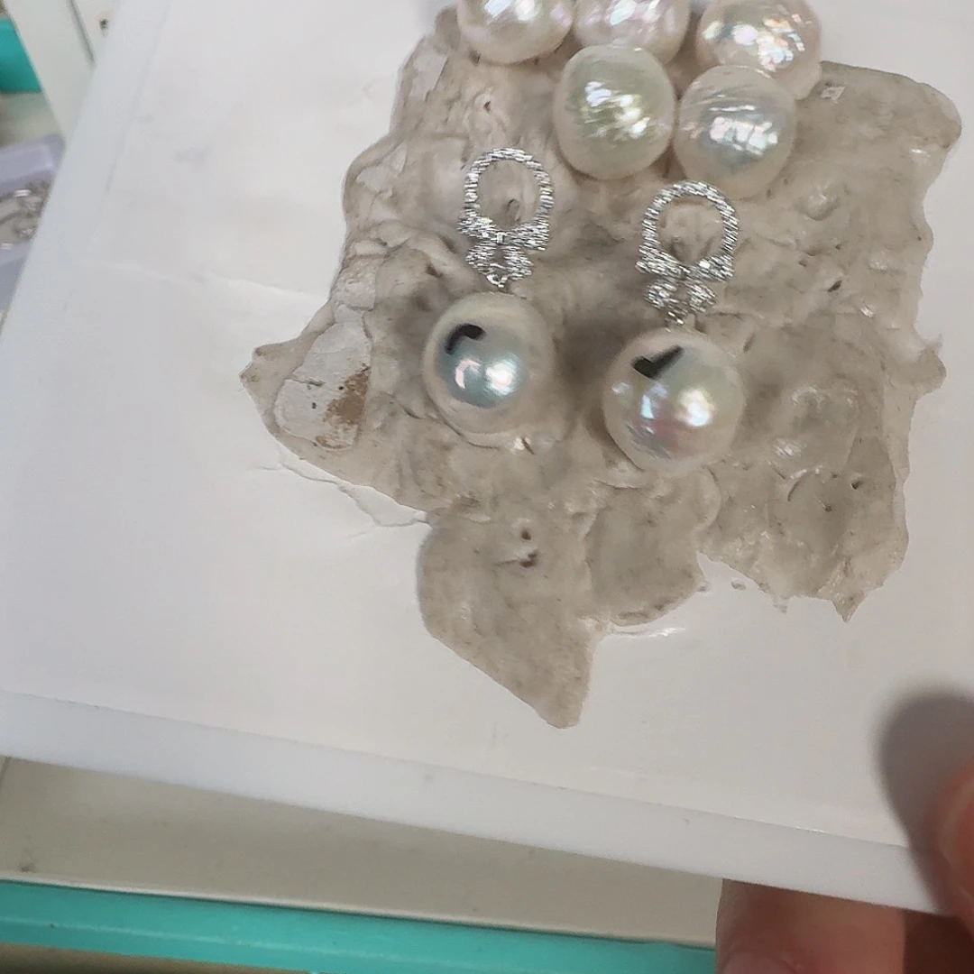 文***华颈饰银S925镶嵌淡水珍珠