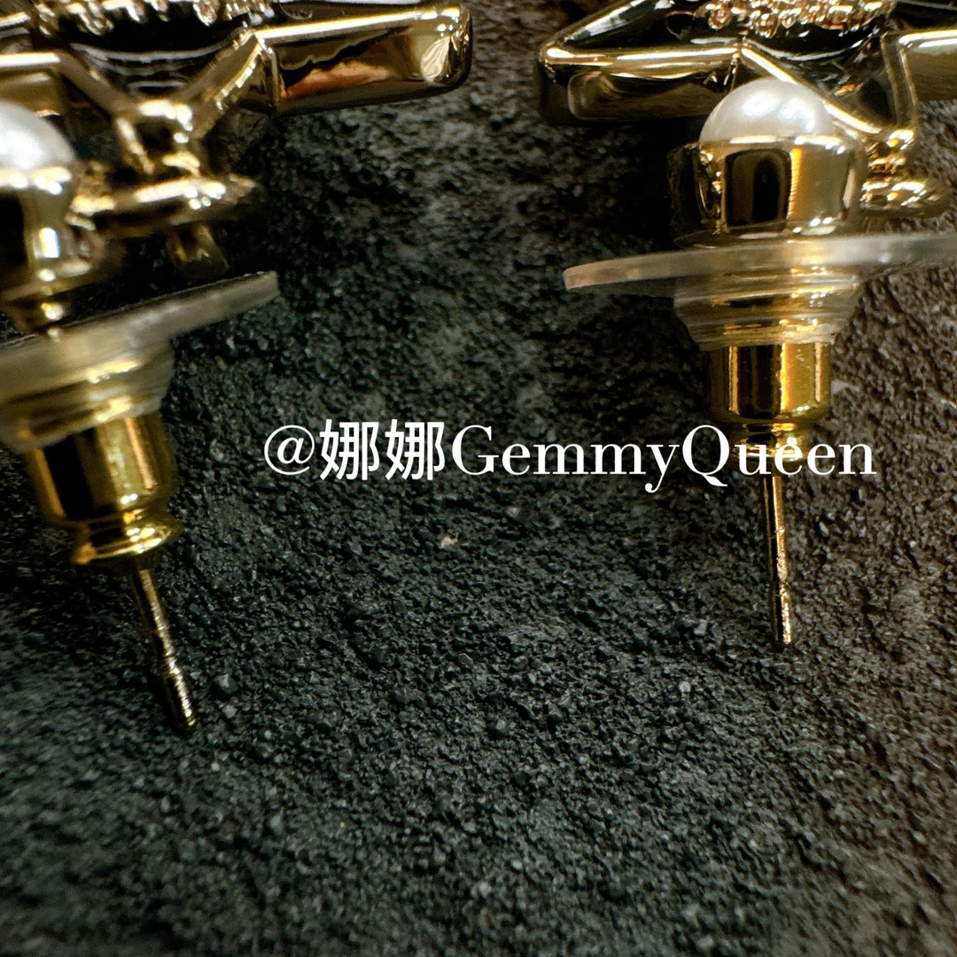 铜合金合成锆石耳饰 娜娜GemmyQueen耳环GQ09573