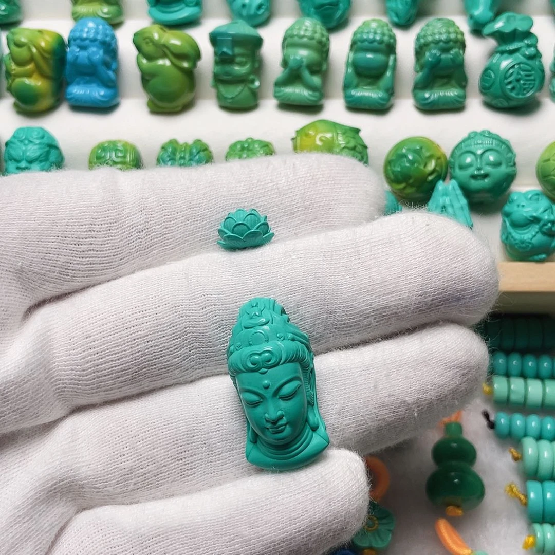 老*湖北配饰配珠观音小莲花