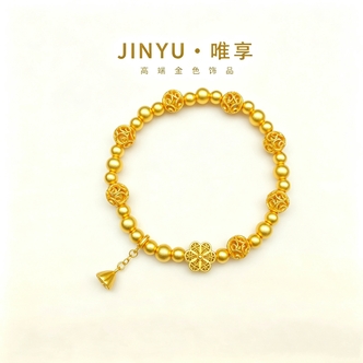 手链 JINYU/唯享 经典百搭K六项花手链50700