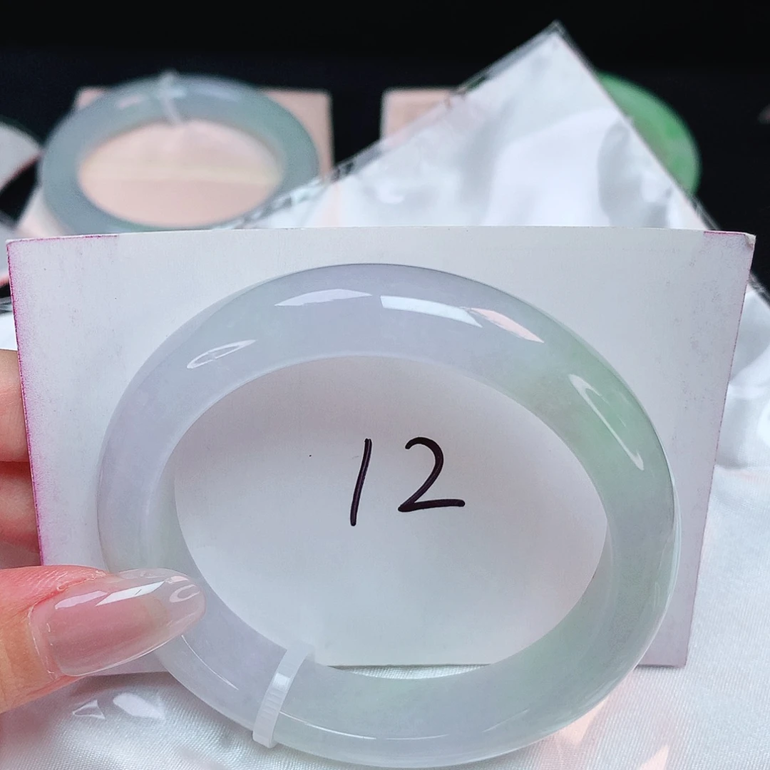 翡翠未镶嵌手镯正圈55.3