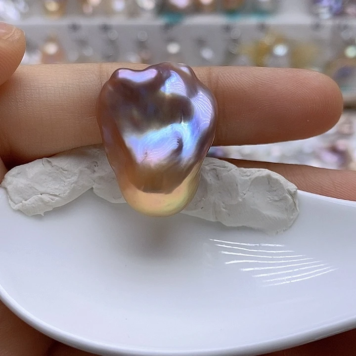 淡水珍珠未镶嵌吊坠(不含链)仙****