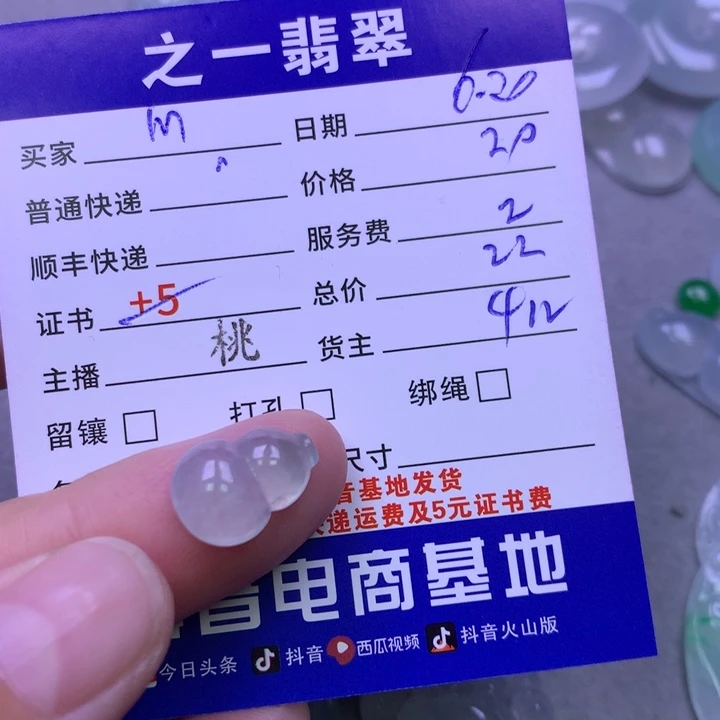 翡翠未镶嵌颈饰M**～