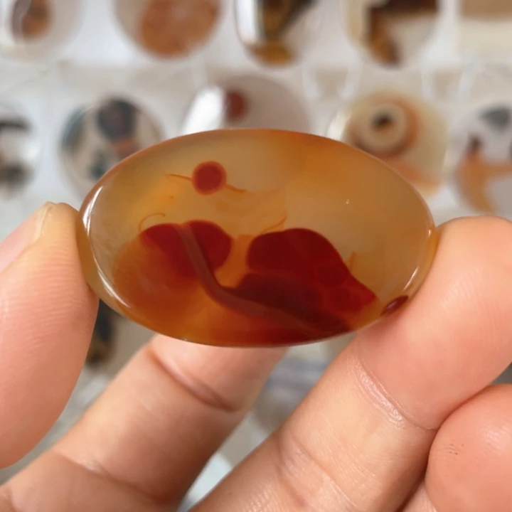 玛瑙/玉髓吊坠(不含链)未镶嵌