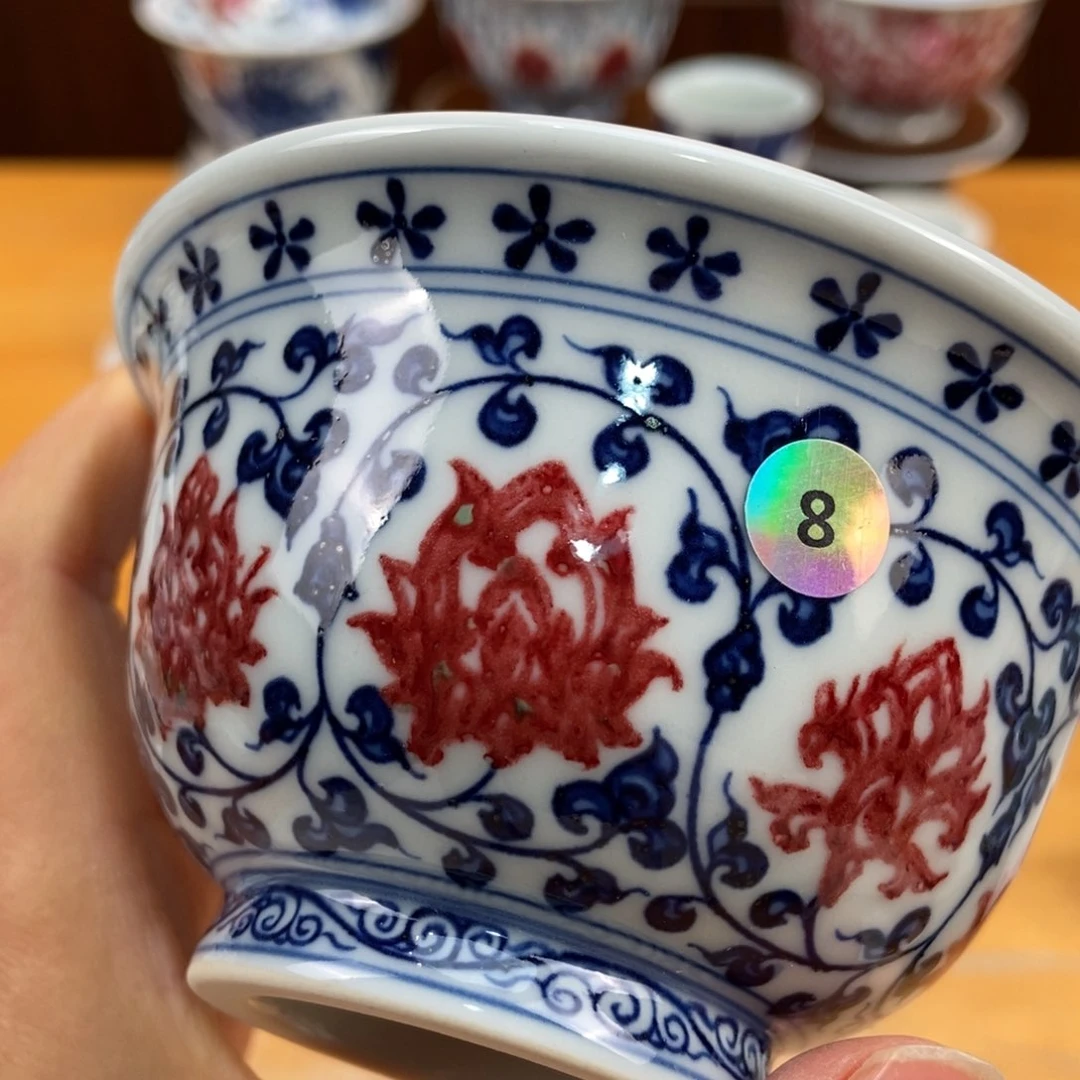 手绘现代茶具非古董