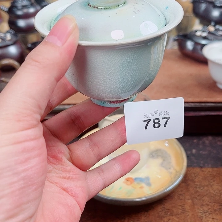 沁庐柴窑古法柴烧全手工茶具