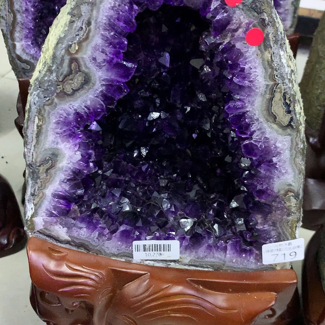 未镶嵌大型摆件（非配饰）水晶朱
