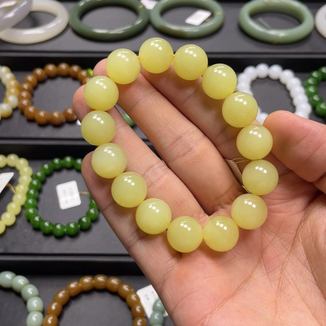 和田玉未镶嵌手链