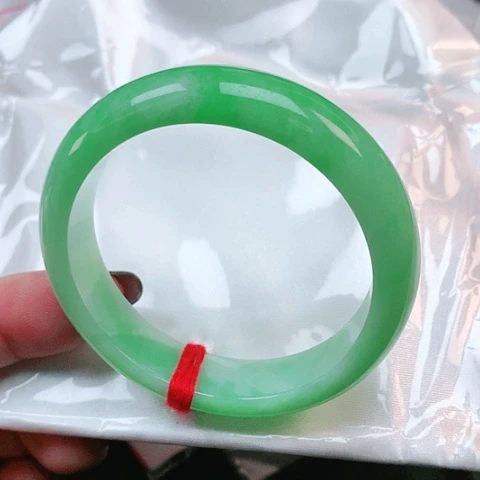 未镶嵌手镯翡翠正圈2460