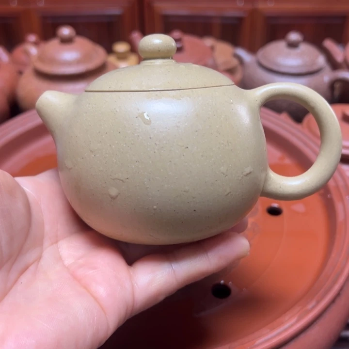 茶壶紫砂宜兴原矿本绿御皇段
