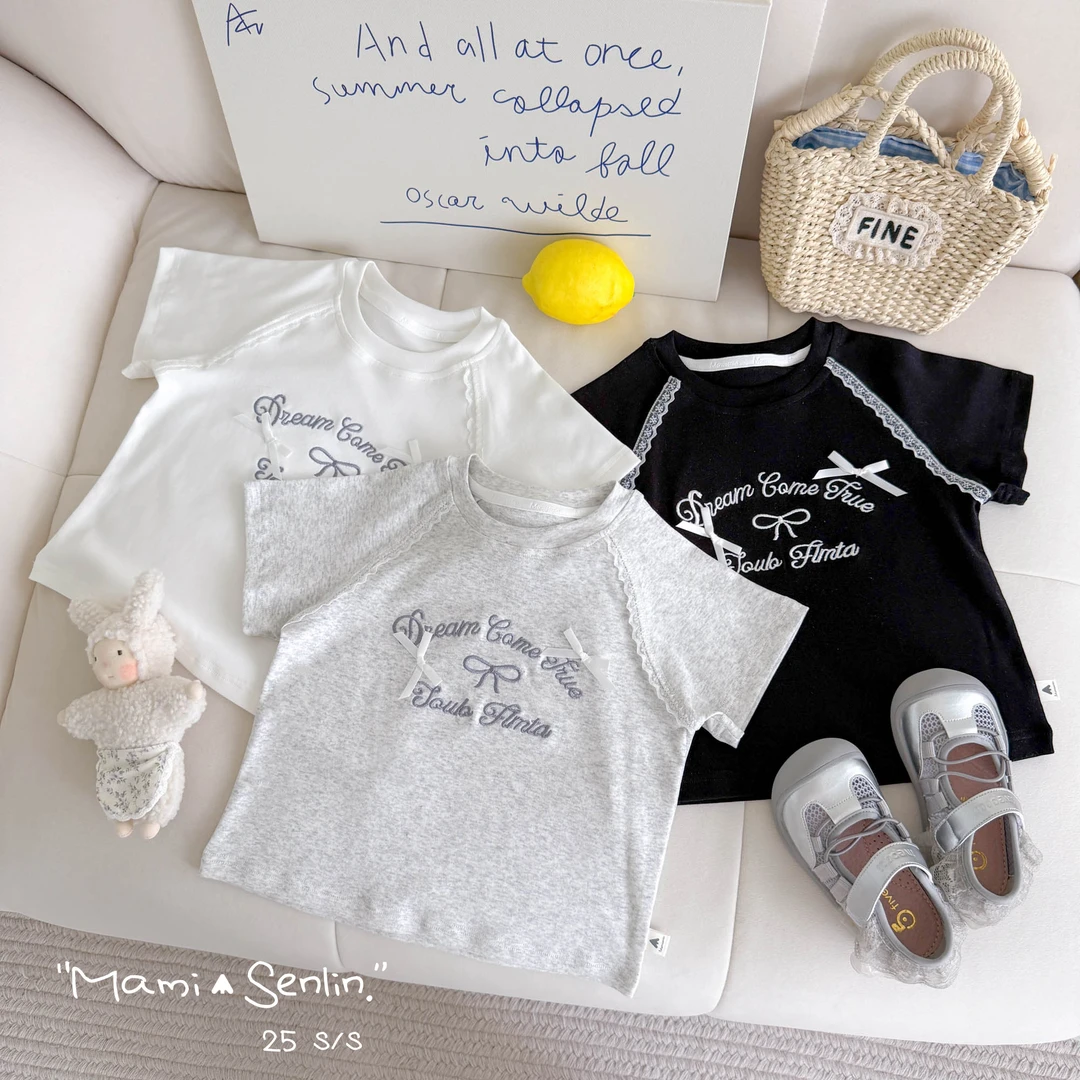 【现货】妈咪森林童装2025夏新款女童卡通印花T恤252-MMSL-252247