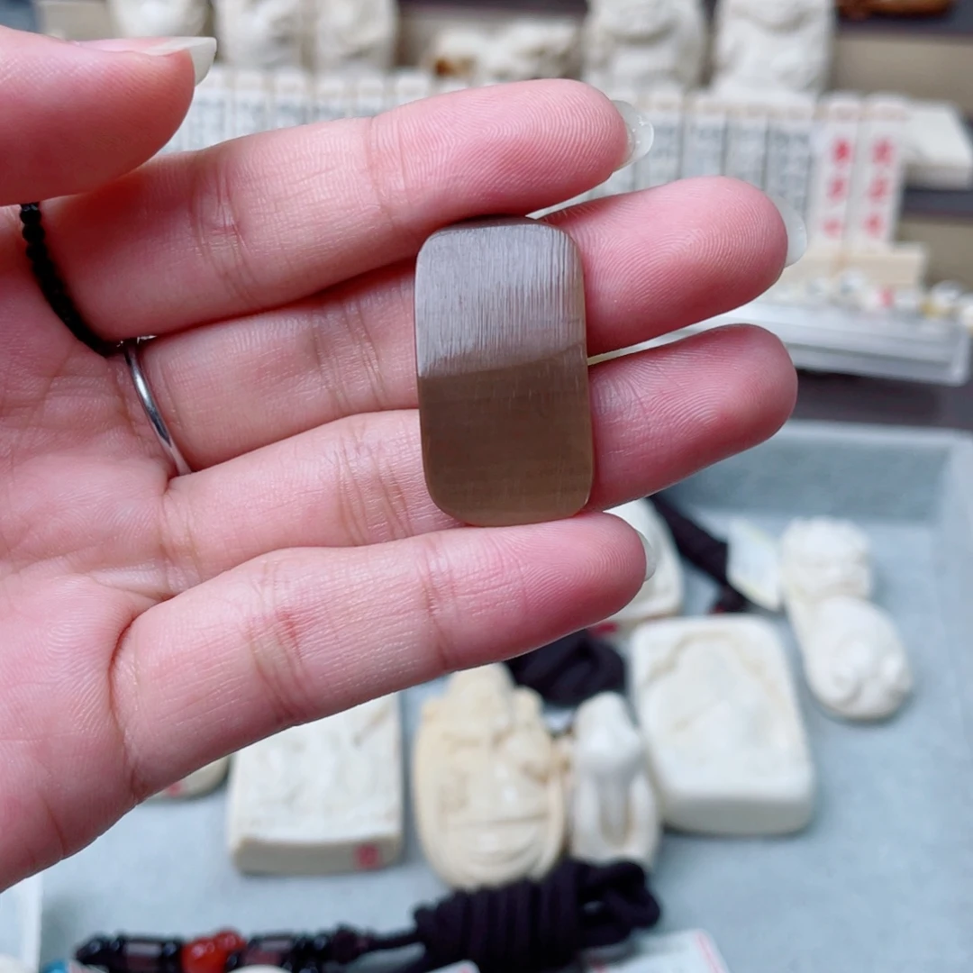 猛犸象牙手串/手链/手镯咖色微事牌吊坠