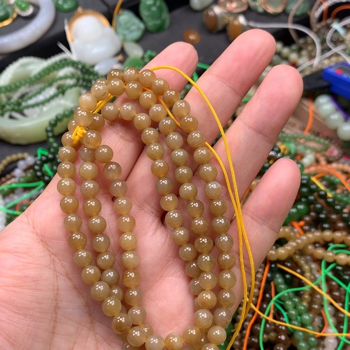 和田玉未镶嵌手链53