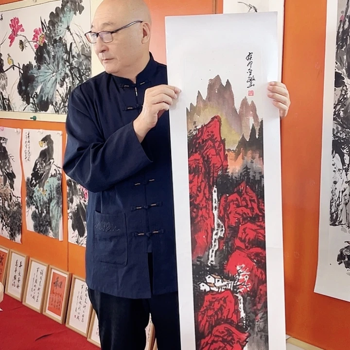 国画张圣敏先生纯手绘作品