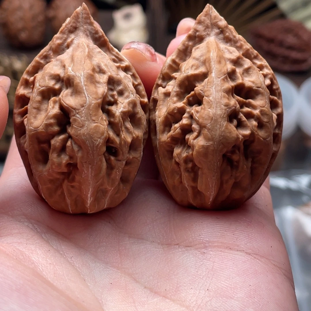 文玩核桃把件楸刀鱼51