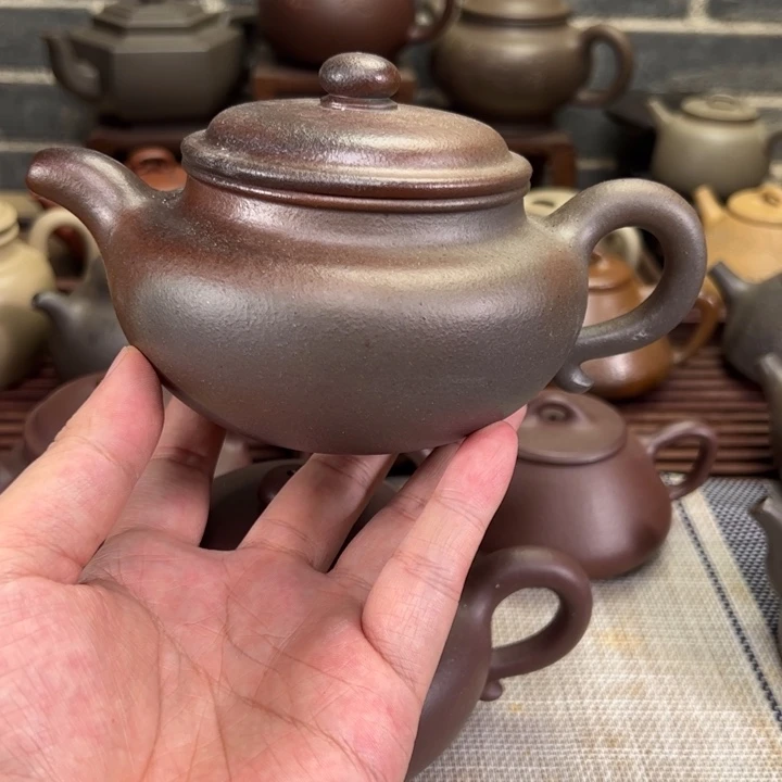 茶壶紫砂二号井中槽清，柴窑烧