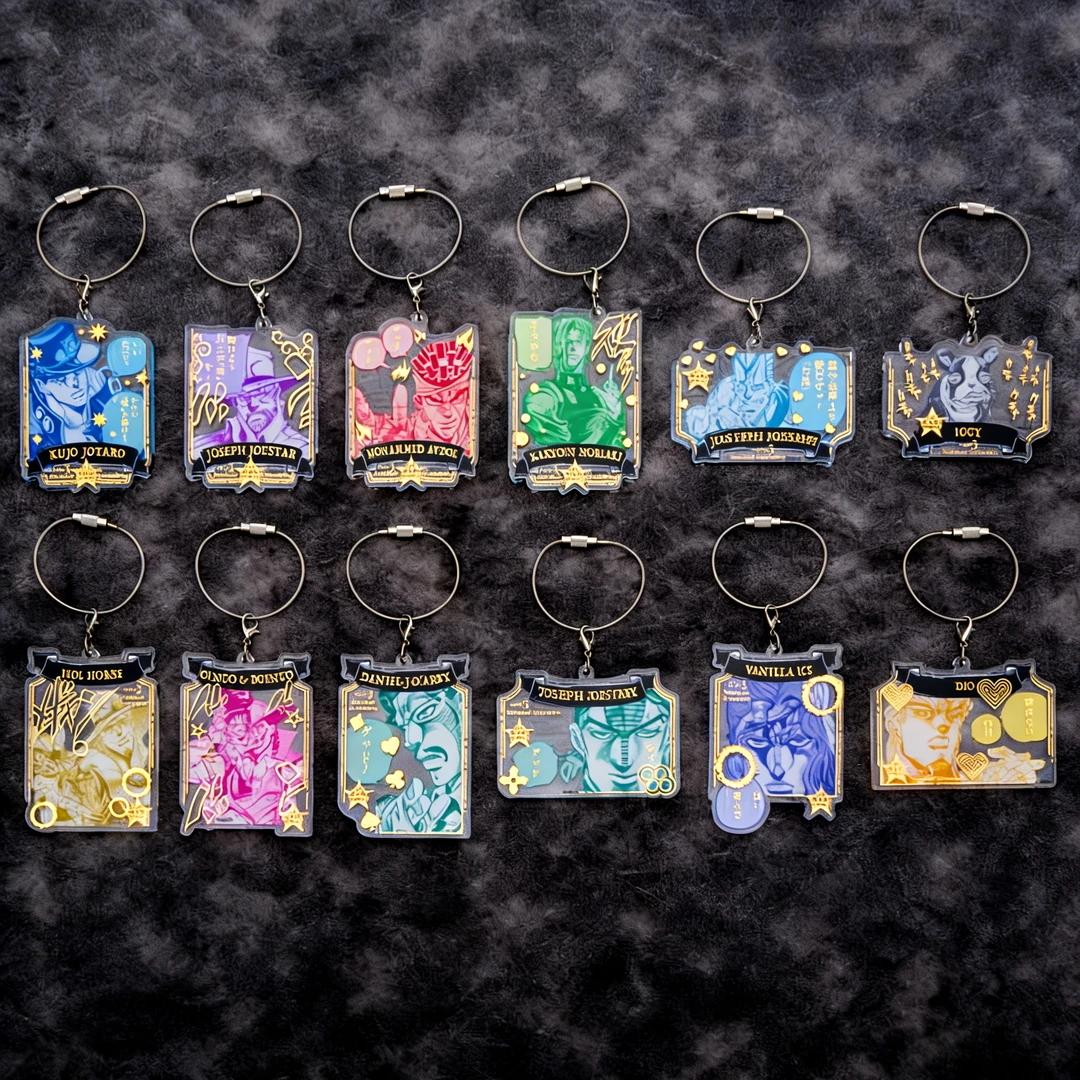 【米粒吃谷】JOJO的奇妙冒险展烫金原画挂件二弹星尘斗士一次一发