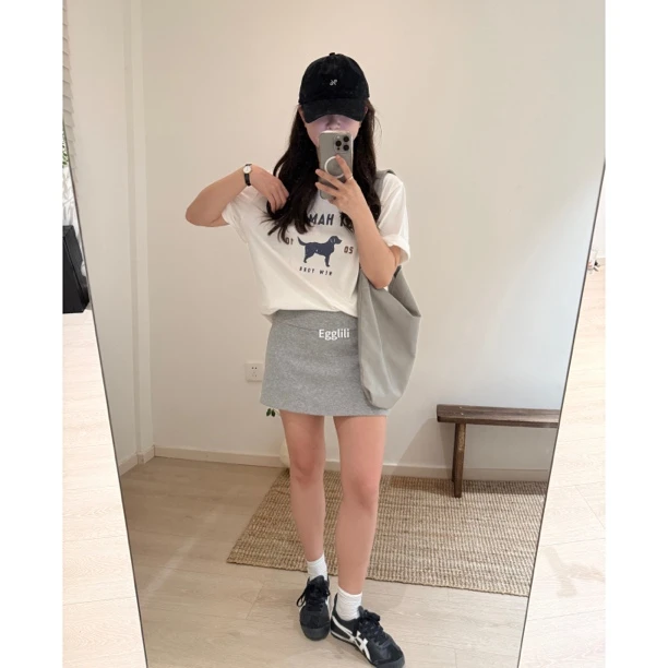 【小蓝狗短袖】宽松大版短袖