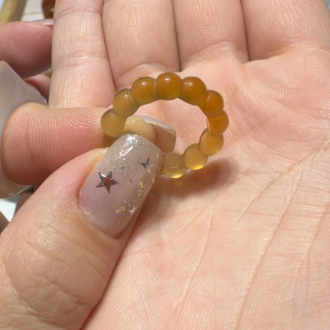 晓****玛瑙/玉髓未镶嵌戒指港12