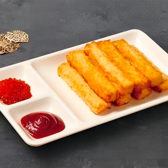 一口爆浆奶酪鱼条海底捞火锅外送