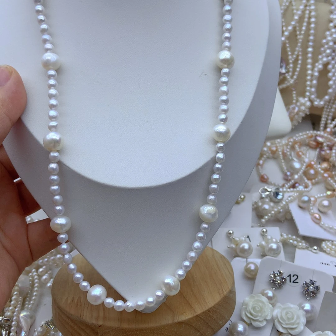 淡水珍珠耳饰未镶嵌