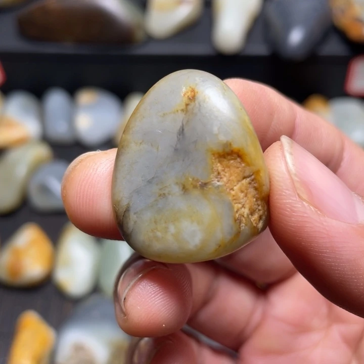 和田玉未镶嵌挂件81