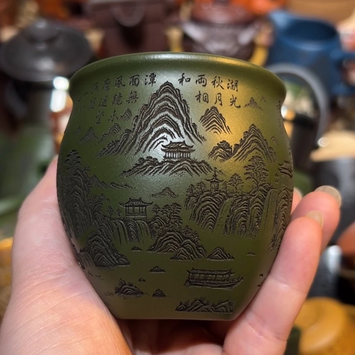 茶杯紫砂宜兴紫砂主人杯