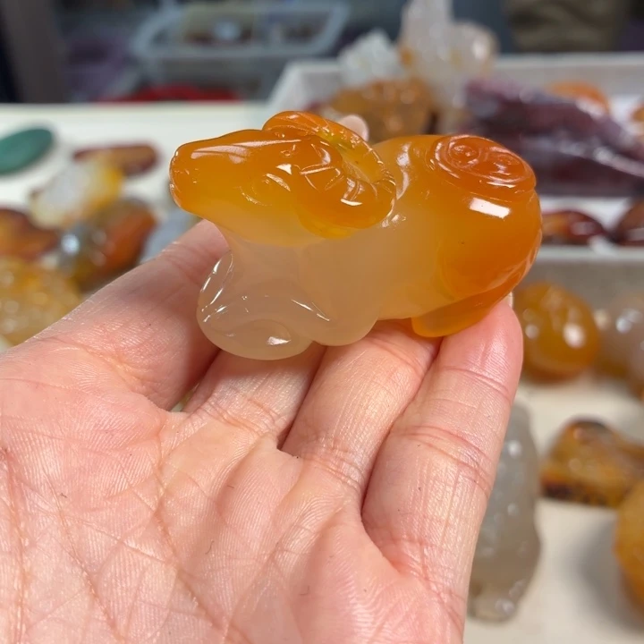玛瑙/玉髓未镶嵌吊坠(不含链)