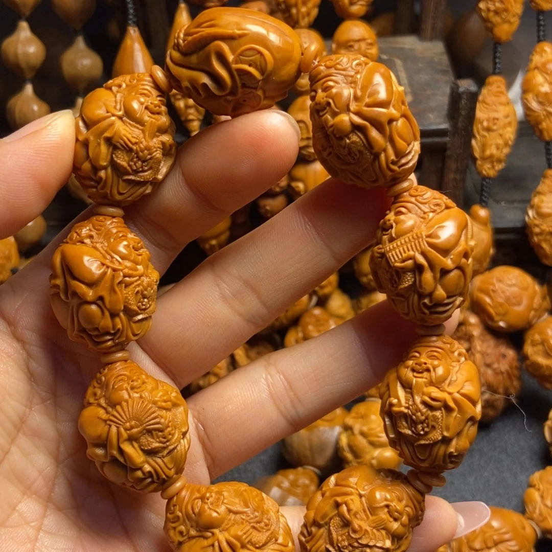 【闪购商品】手串/手链橄榄核明*八大财神