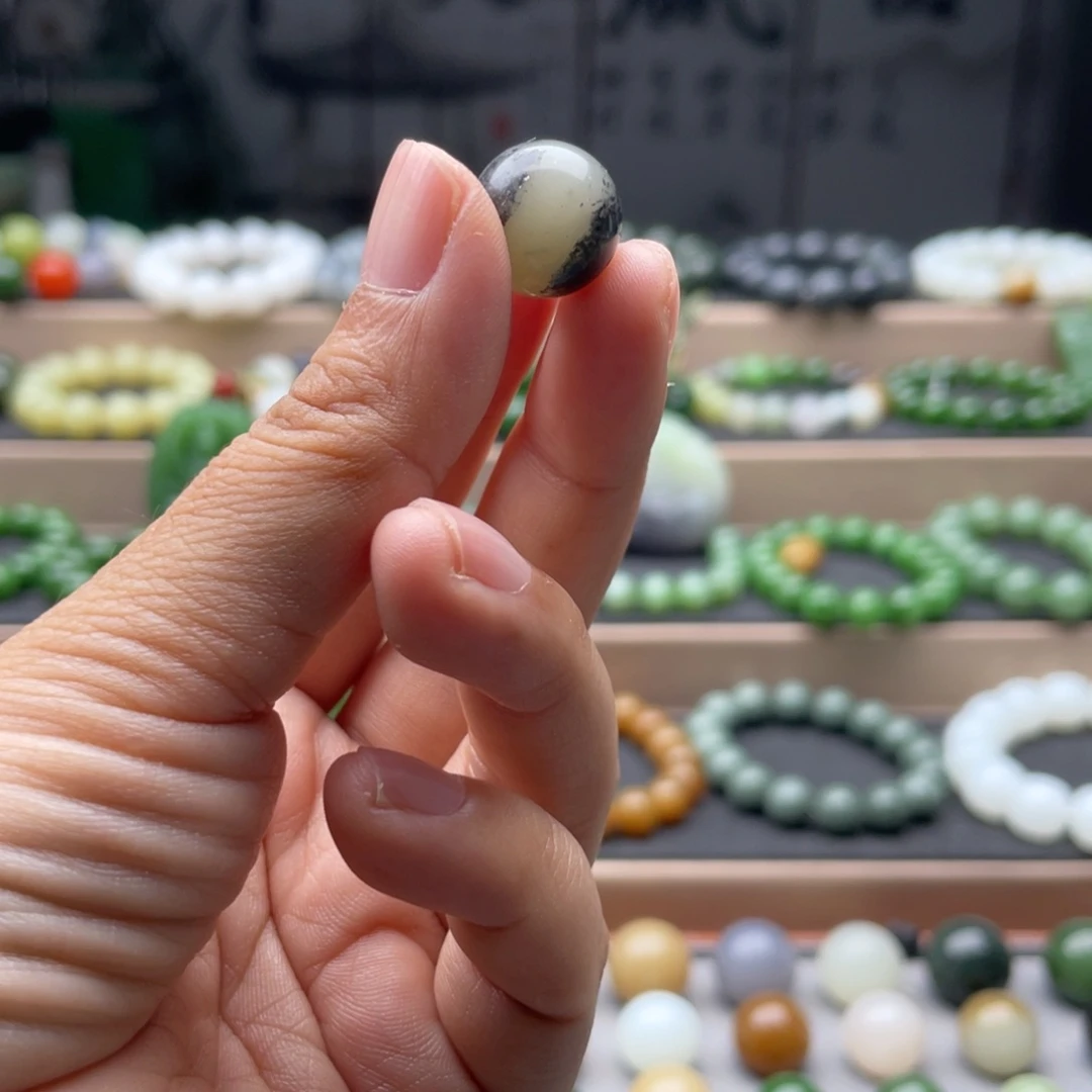 未镶嵌手链和田玉14青花