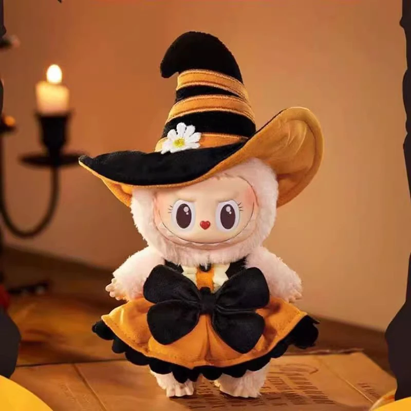 万圣节女巫玩具娃娃挂件萌翻天胶公仔毛绒玩具手办