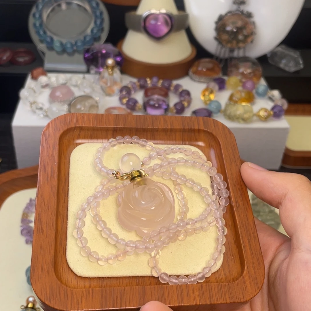 n***⁵颈饰未镶嵌水晶天然水晶吊坠974