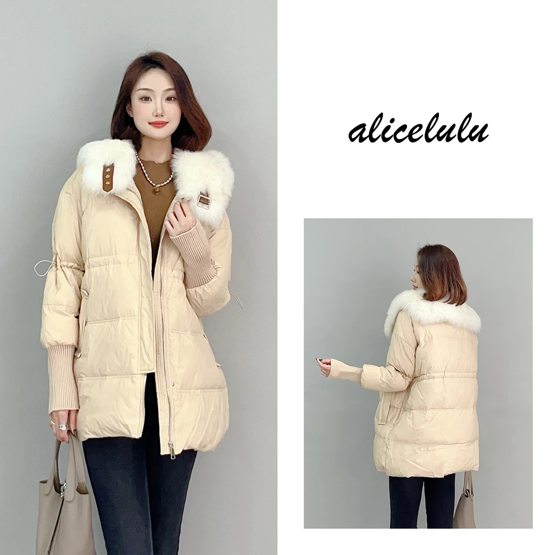 1 ALICE 冬日北疆羽绒服 奢贵毛领 保暖鸭绒 S2141845Ur