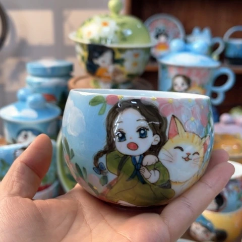 炉景德镇釉下手绘陶瓷