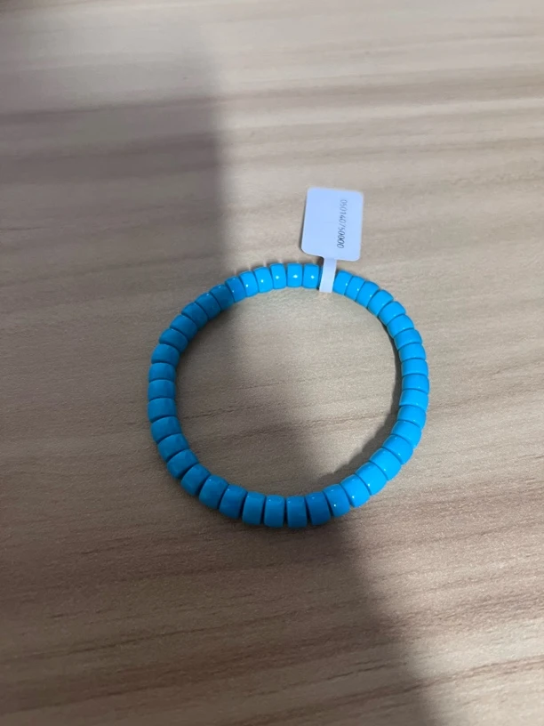 天然绿松石手串5mm多样性发一