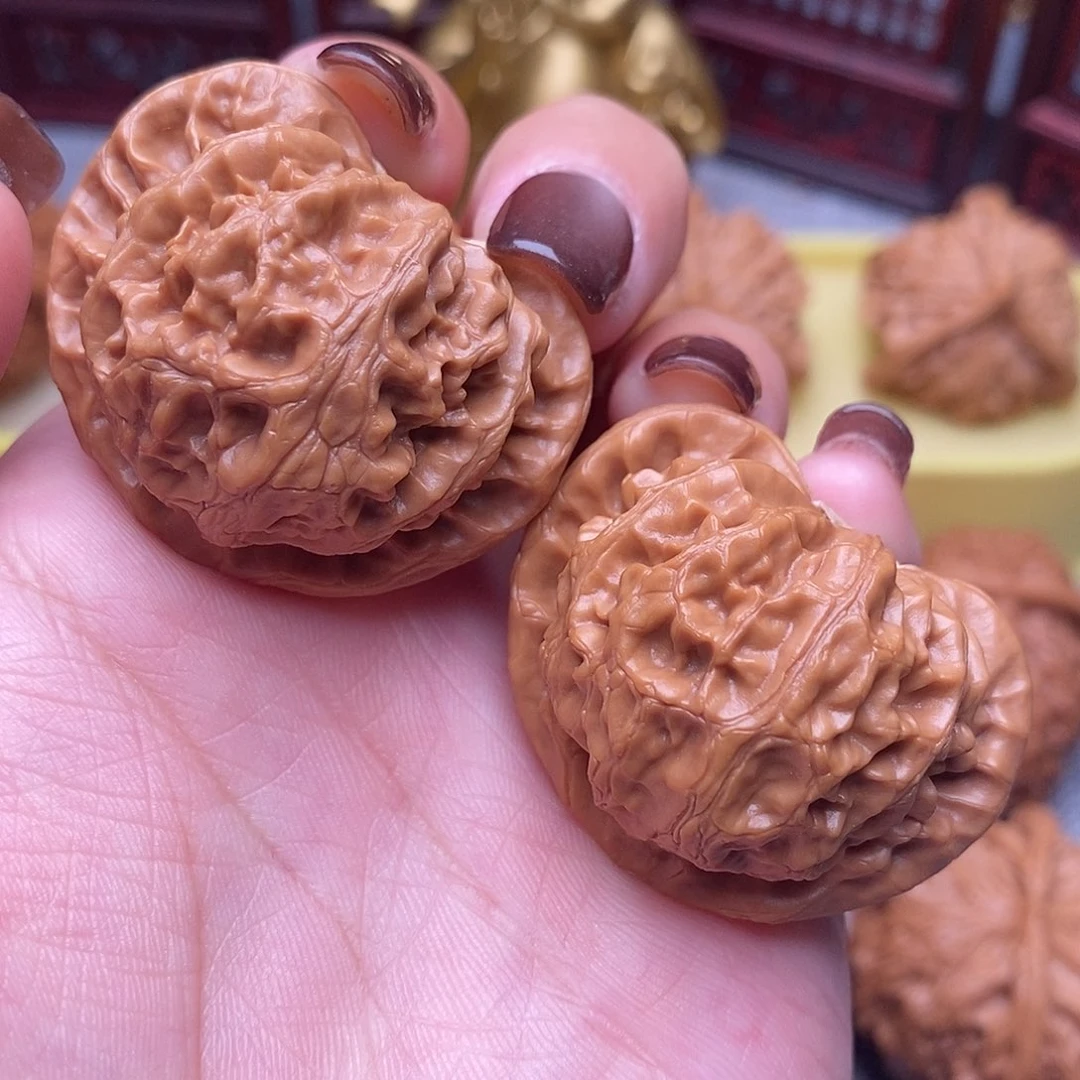 文玩核桃把件宫灯 39全品