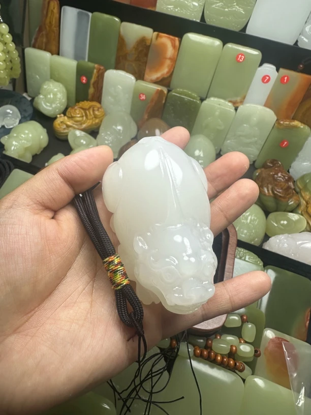 新疆昆仑山料戈壁鱼缸盆景石装饰摆件（一物一拍直播实物为主）