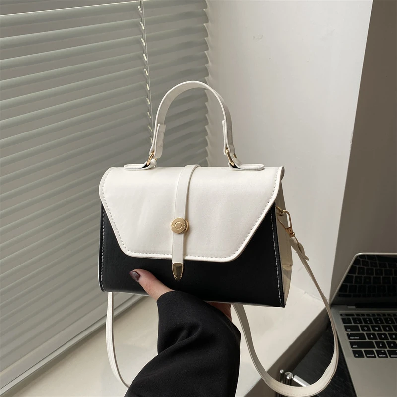 2025新款个性百搭女包简约时尚小方包春季纯色单肩手提斜挎包女包
