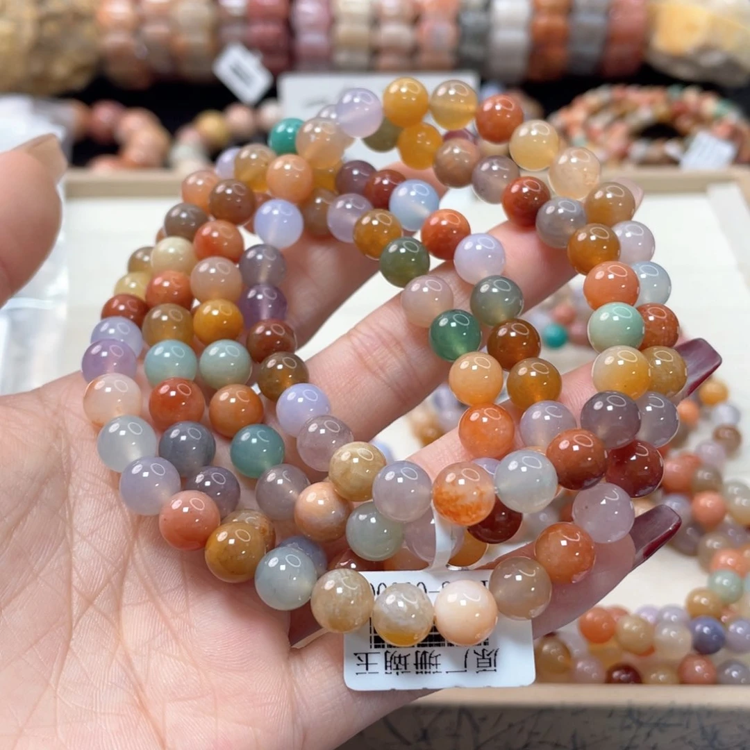 硅化珊瑚（珊瑚玉）手链未镶嵌用****5443