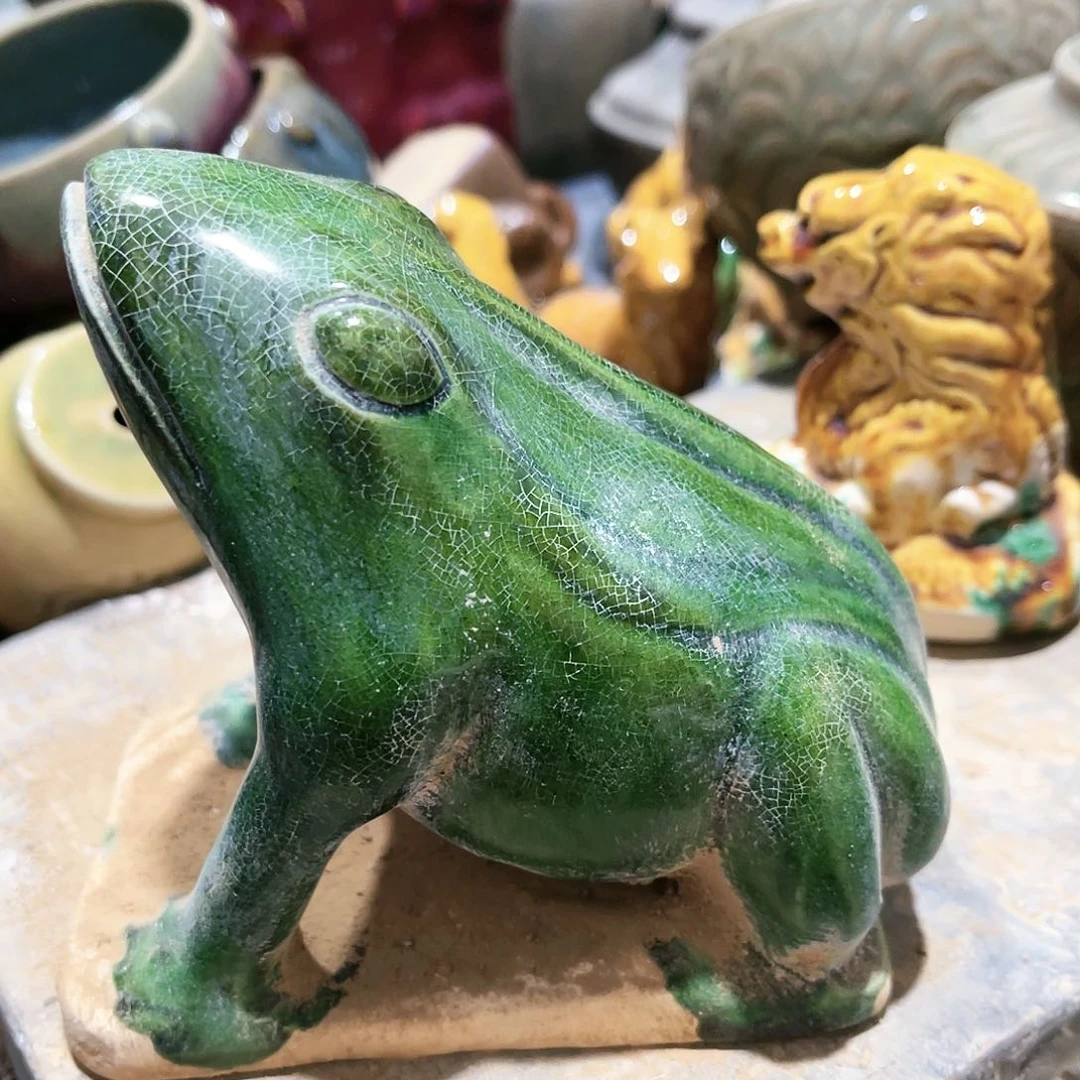 瓦当摆件摆件茶桌茶台陶瓷
