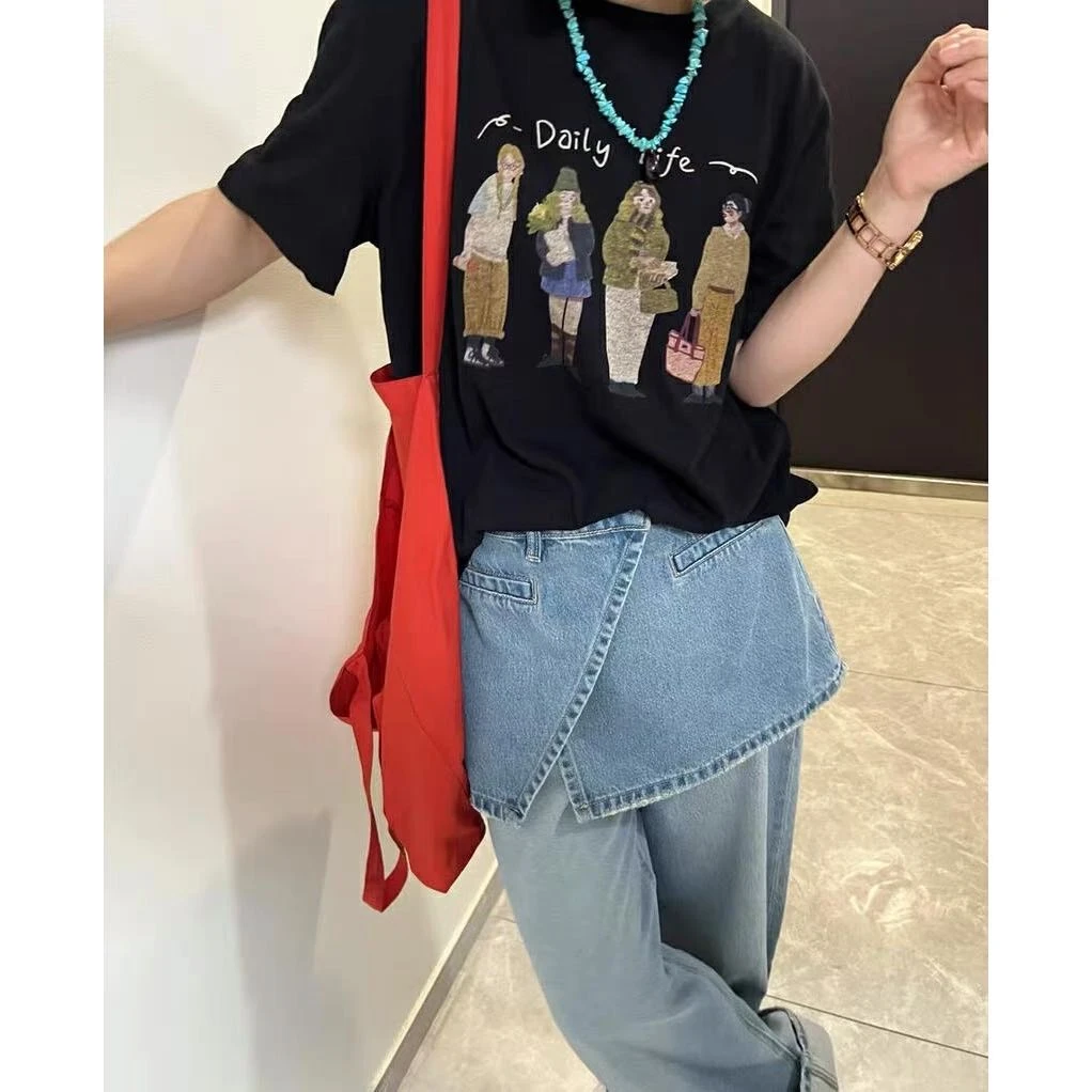 0374【夏季新款】四个小女孩圆领短袖（WY022）