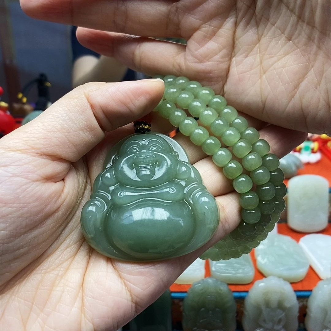 千***音颈饰未镶嵌和田玉