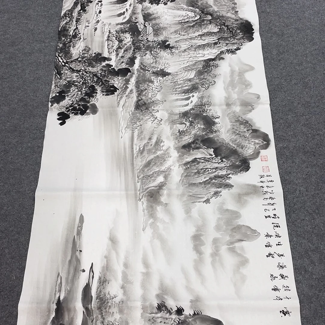 国画今天上午国画作品展示