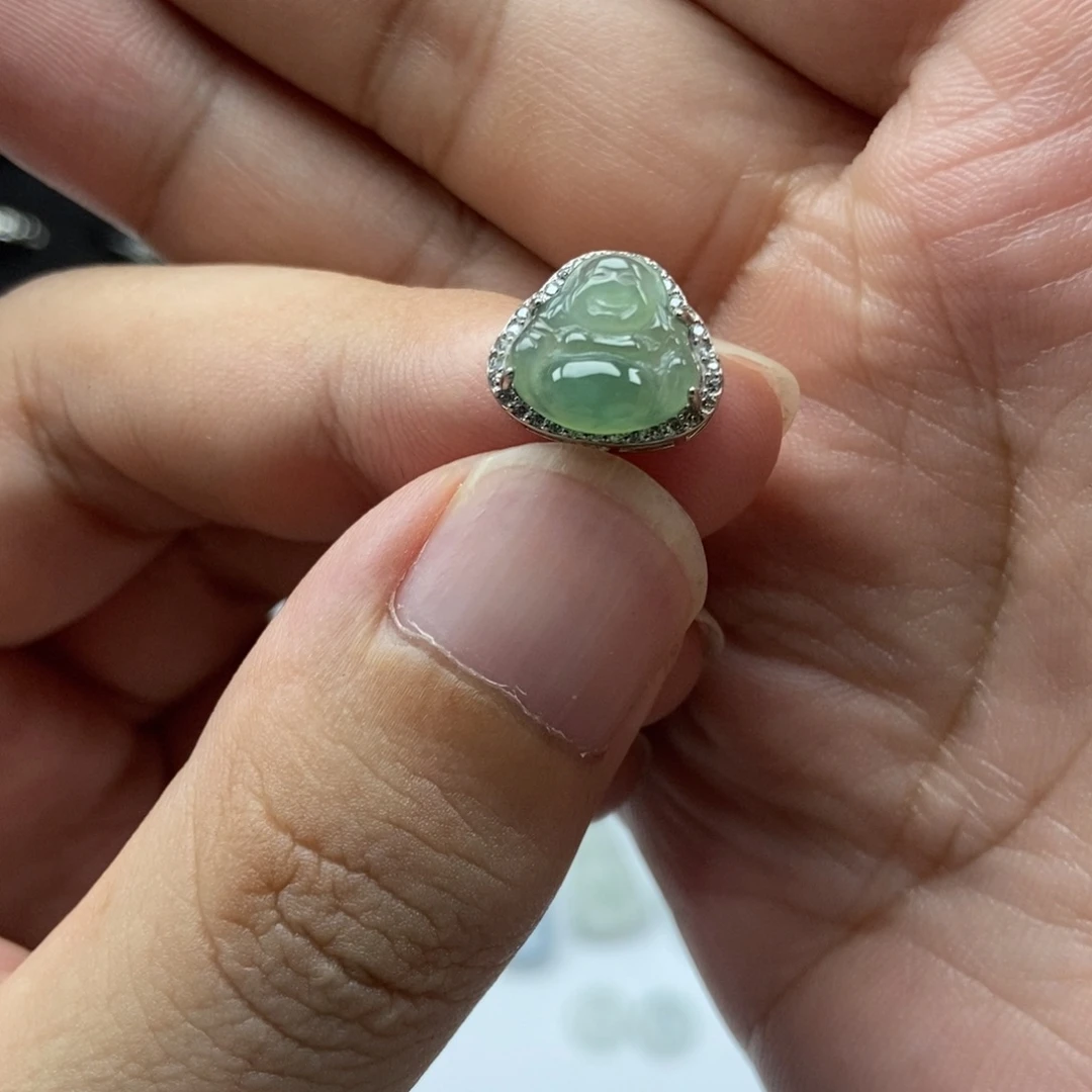 翡翠银S925镶嵌颈饰