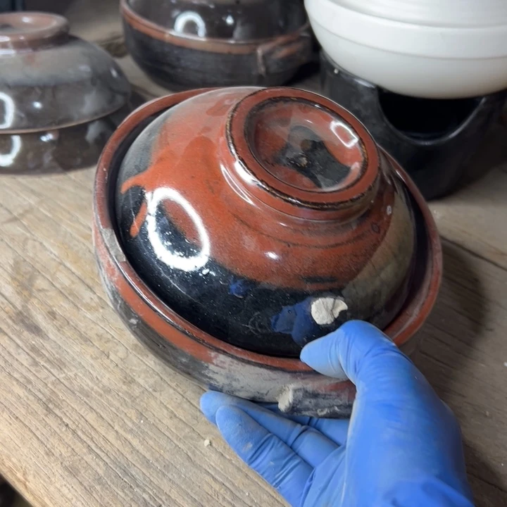 库存尾货五厂煤烧小元宝锅一套口径17