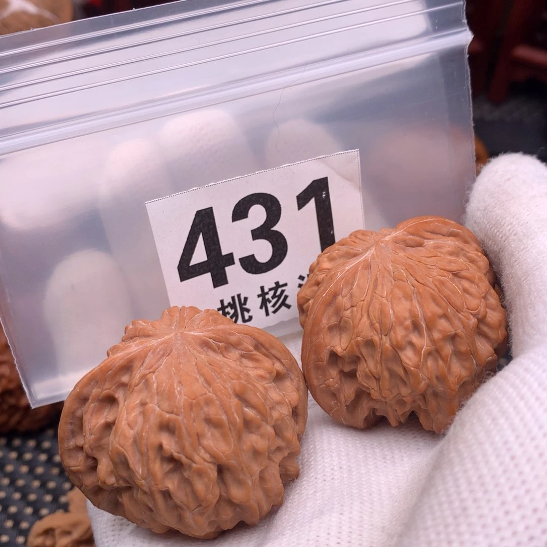 文玩核桃把件了*磨盘40