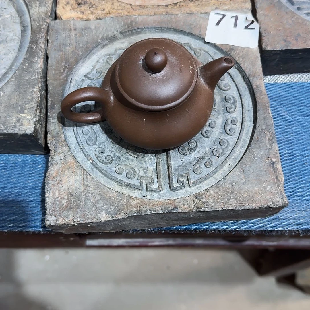 老砖茶台，砚台，画像砖