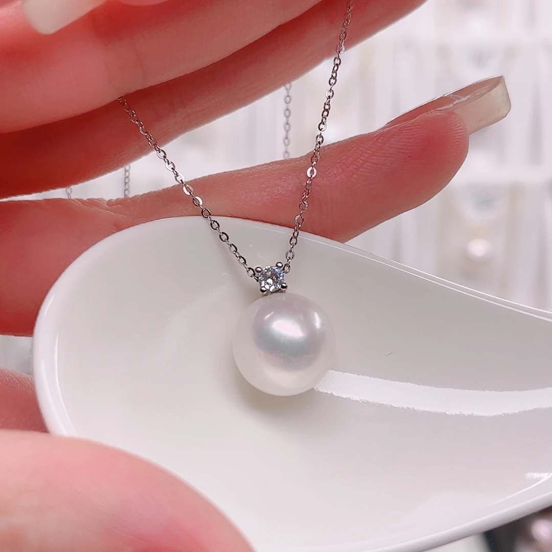 淡水珍珠未镶嵌吊坠(赠链)