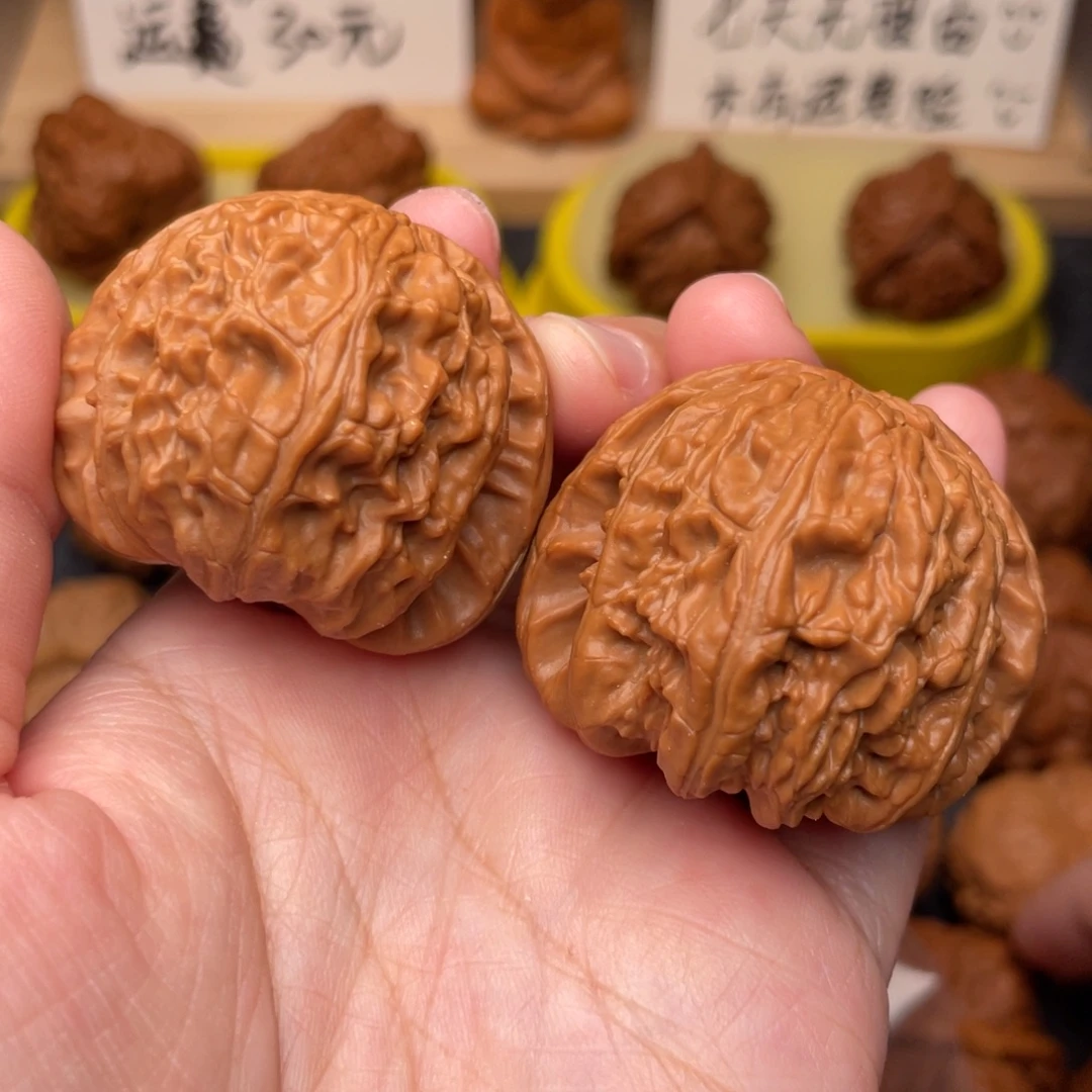 文玩核桃把件狮子40